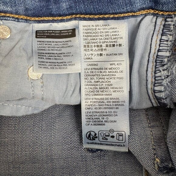 Levi's 721 High Rise Skinny Denim Jeans Women's Size W25 L28 NWOT Medium Wash - Picture 9 of 12